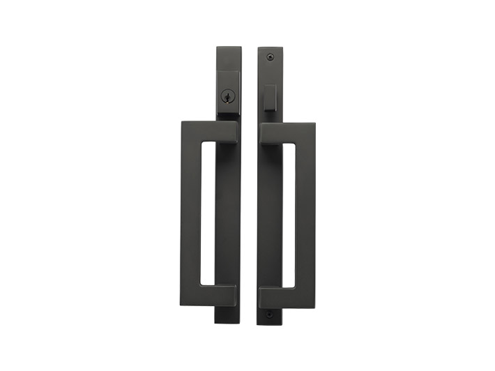 Sliding Door Handle – with key — Faux Bronze